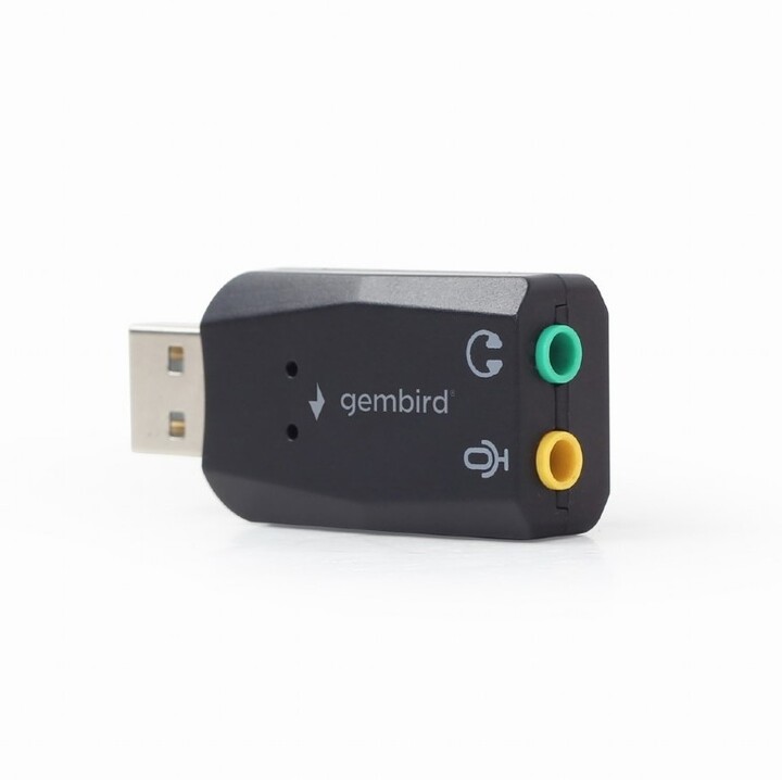 Gembird redukce USB-A - 2x jack 3,5mm_2107844231