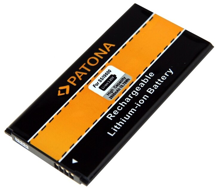 Patona baterie pro Samsung S5 GT- I9600 2800mAh 3,7V Li-Ion_1527158327