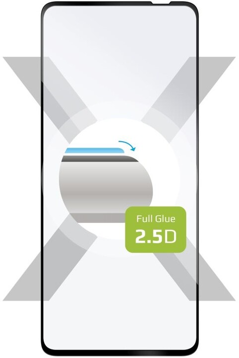 FIXED ochranné sklo Full-Cover pro HTC U23 Pro, lepení přes celý displej, černá_2059270361