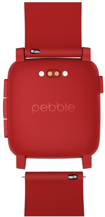 Pebble SmartWatch Time, červená_1285000459