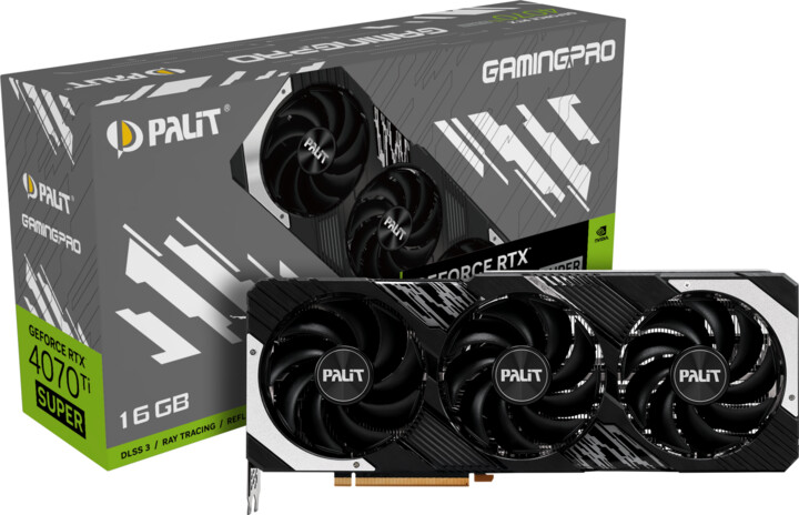 PALiT GeForce RTX 4070 Ti Super GamingPro, 16GB GDDR6X_860883624