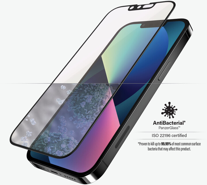 PanzerGlass ochranné sklo Edge-to-Edge s Anti-Bluelight pro Apple iPhone 13 / 13 Pro, černá_44314295