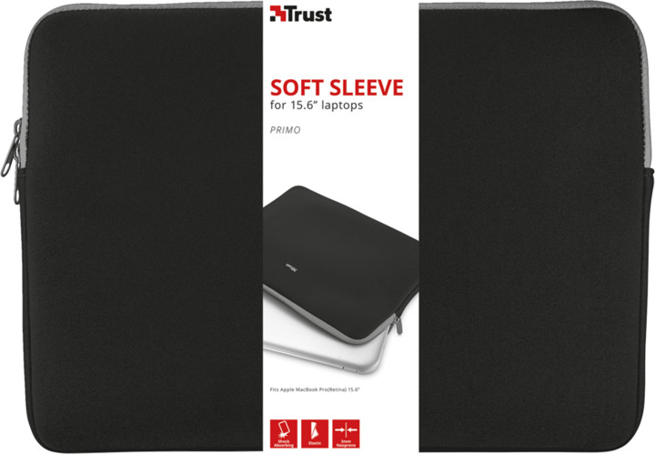 Trust Primo Soft Sleeve for 15.6&quot;, černá_980258919