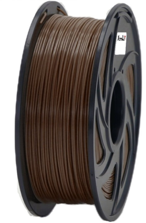XtendLAN tisková struna (filament), PETG, 1,75mm, 1kg, hnědá_415515027