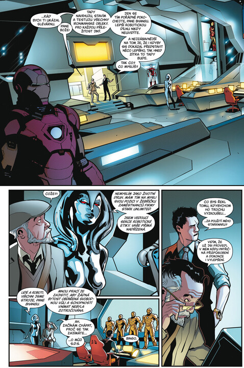Komiks Tony Stark - Iron Man: Muž, který stvořil sám sebe, 1.díl, Marvel_336319801