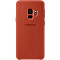 Samsung zadní kryt - kůže Alcantara pro Samsung Galaxy S9, červený_1525126122