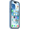 Apple Silikonový kryt s MagSafe pro iPhone 15, ledově modrá_1127545781