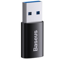 Baseus mini OTG redukce Ingenuity, USB-A 3.1 - USB-C (M/F), černá