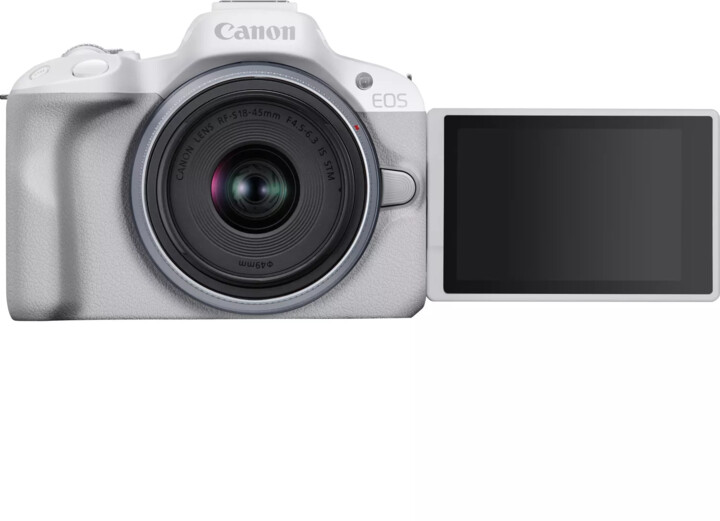 Canon EOS R50, bílá + RF-S 18-45 IS STM_815901000