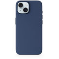 EPICO kožený zadní kryt Mag+ pro iPhone 15, modrá_366978051