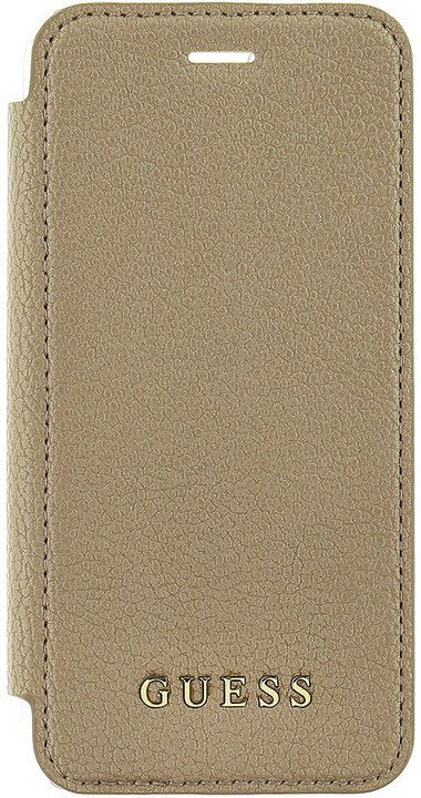 Guess IriDescent Book Pouzdro Gold pro iPhone 7_1485422138
