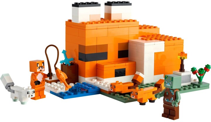 Extra výhodný balíček LEGO® Minecraft® - Liščí domek 21178, Bitva se stráž 2118, Výcvik. střed. 21183_1330781096