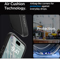 Spigen ochranný kryt Ultra Hybrid pro Apple iPhone 15 Pro, transparentní, černý okraj_449785086