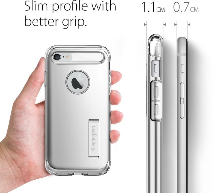 Spigen Slim Armor pro iPhone 7/8, satin silver_227121030