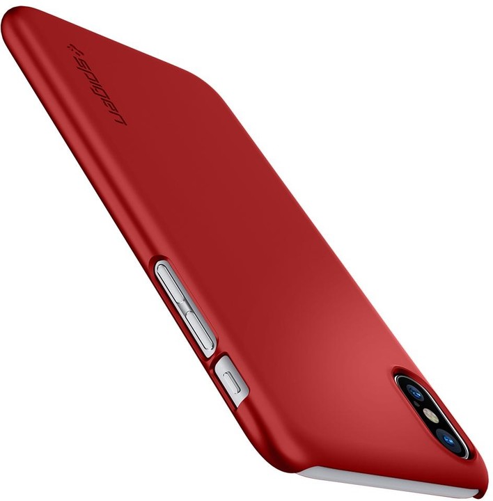 Spigen Thin Fit iPhone X, metallic red_1207251916