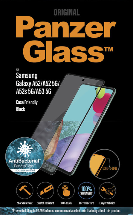 PanzerGlass ochranné sklo Edge-to-Edge pro Samsung Galaxy A52/A52 5G/A52s 5G/A53 5G_1239463570
