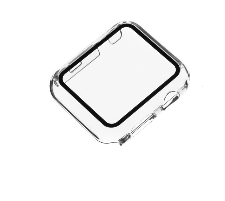 FIXED Ochranné pouzdro Pure s temperovaným sklem pro Apple Watch 40mm, čirá_1396608336