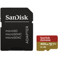 SanDisk micro SDXC Extreme 400GB 160MB/s A2 UHS-I U3 V30 + SD adaptér Poukaz 200 Kč na nákup na Mall.cz + O2 TV HBO a Sport Pack na dva měsíce