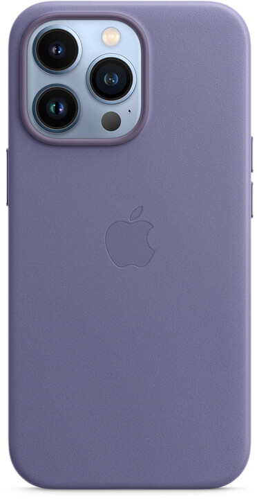 Apple kožený kryt s MagSafe pro iPhone 13 Pro, šeříkově nachová_858868549