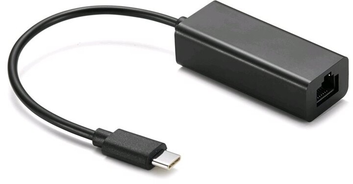 C-TECH adaptér USB-C - RJ45, M/F, 15cm_1485592753