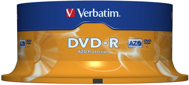 Verbatim DVD-R AZO 16x 4,7GB spindl 25ks_224760843
