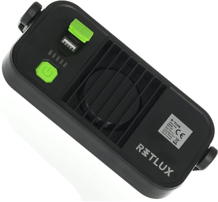 Retlux pracovní svítilna RPL 200, nabíjecí, 10W, černá_936251428
