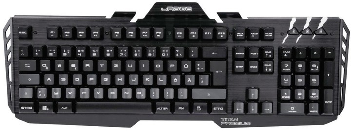 Hama uRage Cyberboard Premium, černá, CZ/SK
