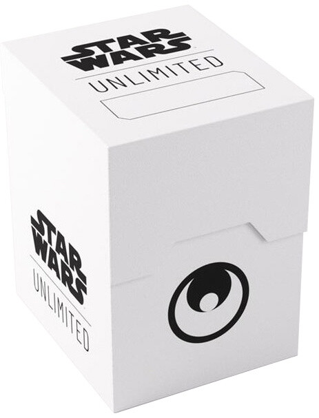 Krabička na karty Gamegenic - Star Wars: Unlimited Soft Crate, bílá/černá_1142500174