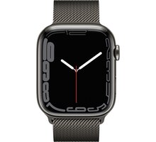 Apple Watch Series 7 Cellular, 45mm, Graphite, Stainless Steel, Milanese Loop_1746482611