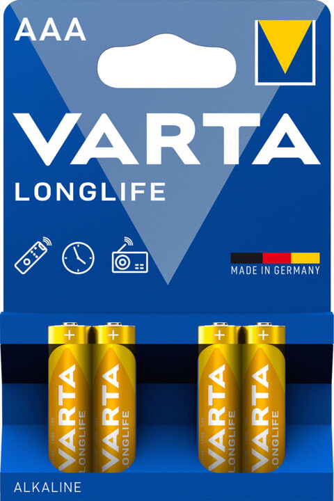 VARTA baterie Longlife AAA, 4ks_635491129