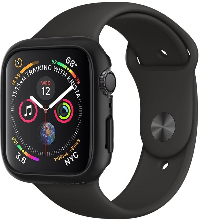 Spigen Thin Fit Apple Watch 4 44mm, černá_2095248771