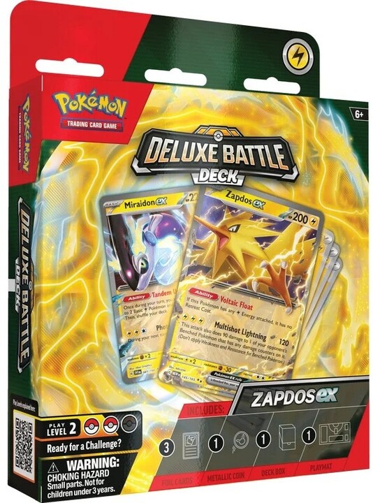 Karetní hra Pokémon TCG: March Ex Deluxe Battle Decks - Zapdos ex_1747574980