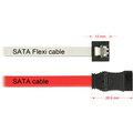 Delock kabel SATA FLEXI 6 Gb/s 20 cm, kov, bílá_1168937464