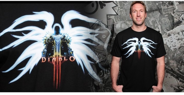 Tričko Diablo III Tyrael Premium, černá (US XL / EU XXL)_2061284131
