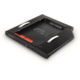 AXAGON RSS-CD09 rámeček pro 2.5&quot; SSD/HDD do DVD slotu, 9.5 mm, LED, hliník_1153001082