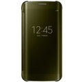 Samsung Clear View EF-ZG925B pouzdro pro Galaxy S6 Edge (G925), zlatá_1845079382