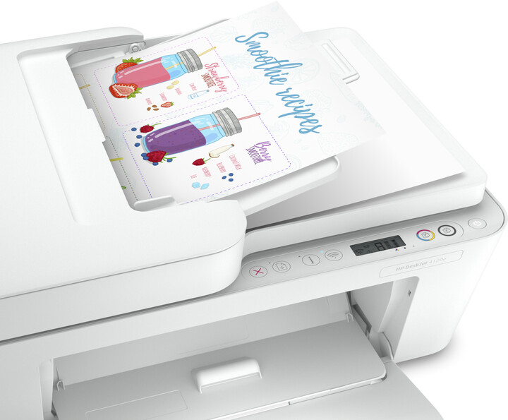 HP DeskJet Plus 4120e multifunkční inkoustová tiskárna, A4, barevný tisk, Wi-Fi, HP+, Instant Ink_1475140408