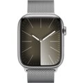 Apple Watch Series 9, Cellular, 45mm, Silver Stainless Steel, Silver Milanese Loop_2089141236