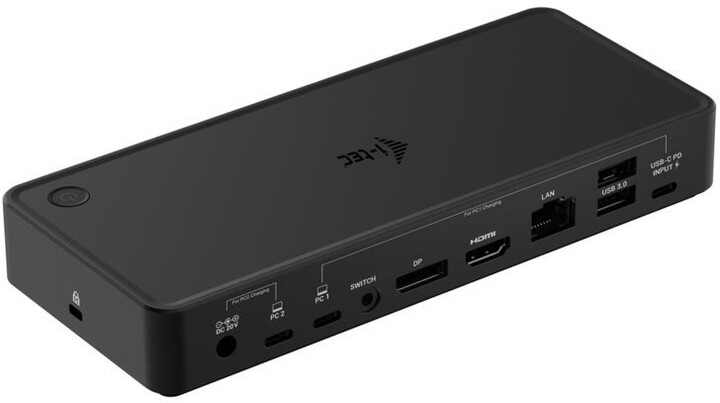 i-tec dokovací stanice USB-C/Thunderbolt Dual Display, KVM pro 2 PC, DP, HDMI, PD 65/100W_1098451841