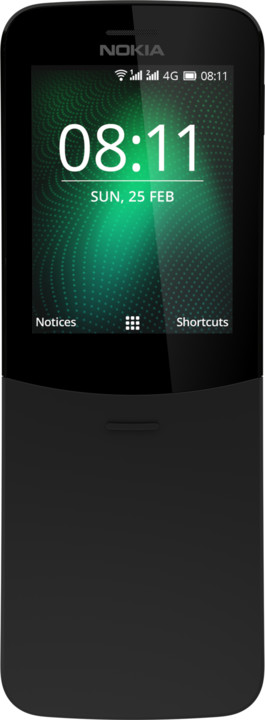 Nokia 8110 4GB, Dual Sim, černá_916537468