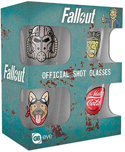 Sklenice panáky Fallout 4 - set 4 kusů, 60 ml_1846842624