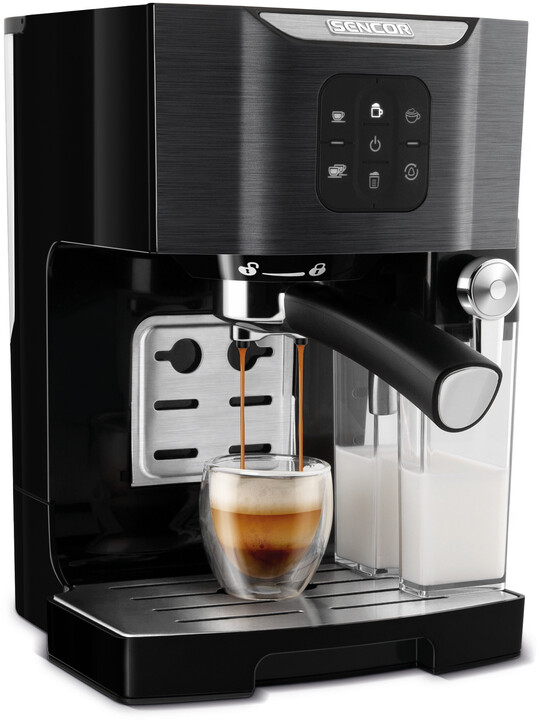 Sencor SES 4040BK poloautomatický kávovar Espresso_2060438194