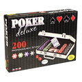 Karetní hra Albi Poker deluxe, pokerová sada, 200 žetonů, kufr