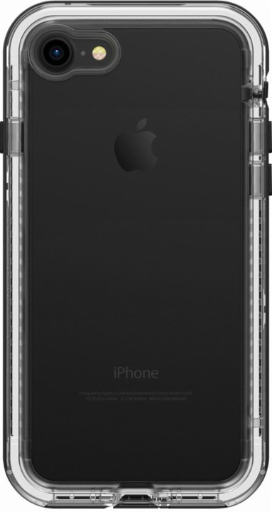 LifeProof Next ochranné pouzdro pro iPhone 7/8 průhledné - černé_4111291