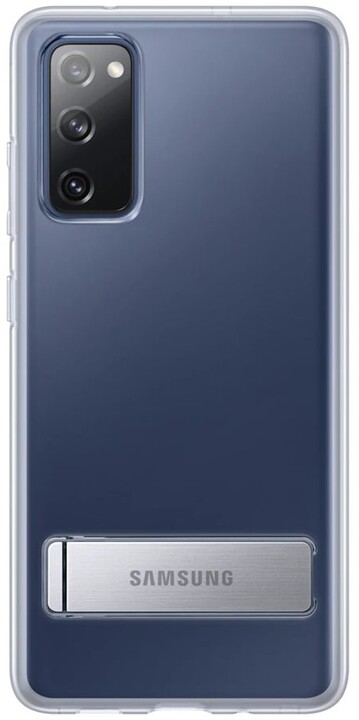 Samsung ochranný kryt Clear Cover pro Galaxy S20 FE se stojánkem, transparentní_1318290432