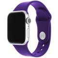 FIXED silikonový řemínek pro Apple Watch 38/40/41mm, 2 délky, tmavě fialová_1196447737