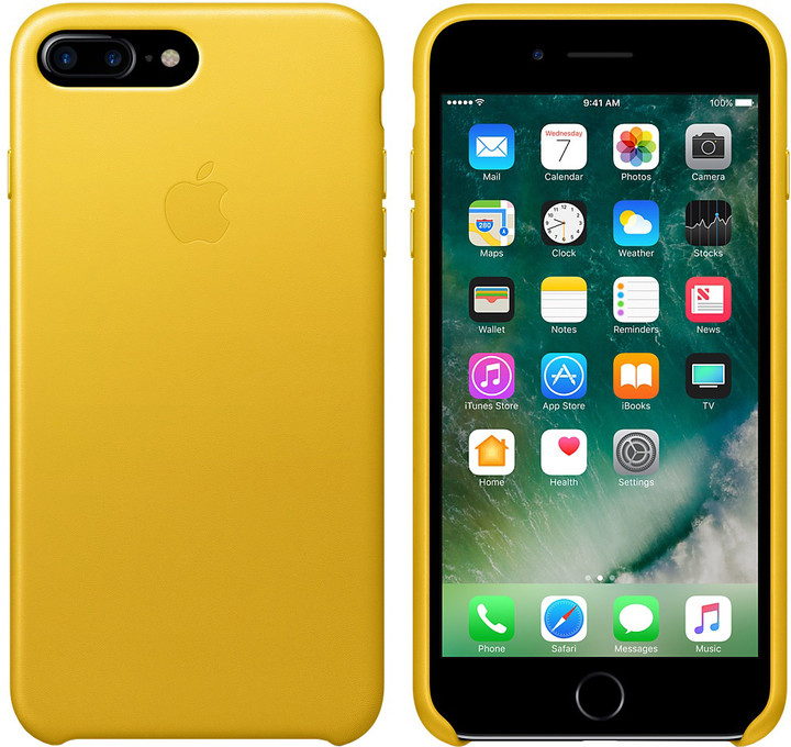 Apple iPhone 7 Plus Leather Case, slunečnicová_2131132230