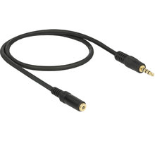 DeLock prodlužovací kabel Audio Stereo Jack 3.5 mm samec / samice IPhone 4 pin 0,5 m