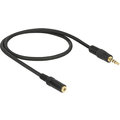 DeLock prodlužovací kabel Audio Stereo Jack 3.5 mm samec / samice IPhone 4 pin 0,5 m_750022349