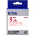 Epson LabelWorks LK-3WRN, páska pro tiskárny etiket, 9mm, 9m, červeno-bílá_1447962975